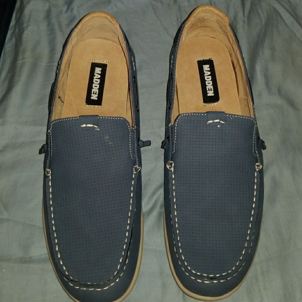 Steel blue Men Loafers